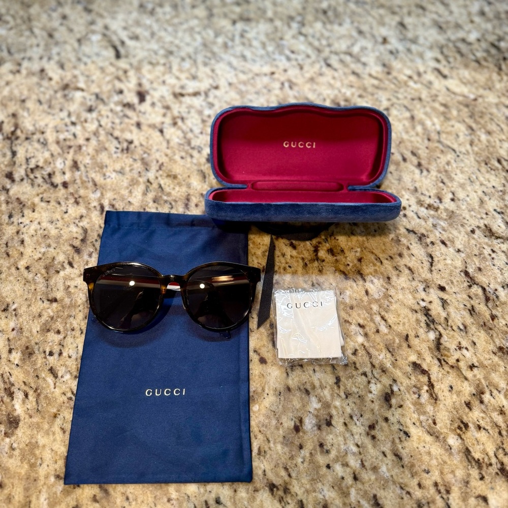 Gucci Tortoise Sunglasses
